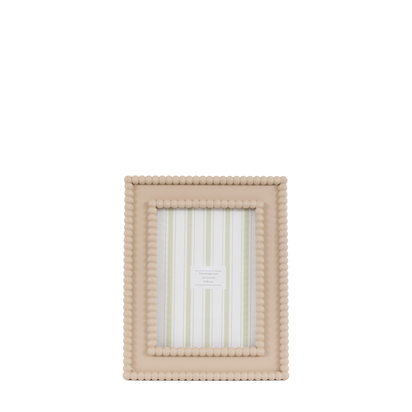 Elmdale Beaded Photo Frame 7x5in Mocha  - 7X5"