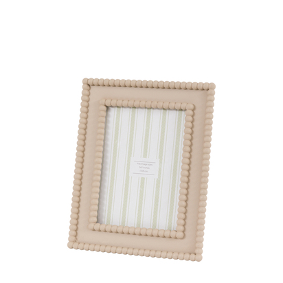 Elmdale Beaded Photo Frame 7x5in Mocha  - 7X5"
