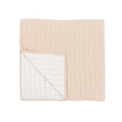 Mereworth Gauze Bedspread Taupe