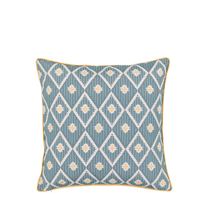 Glenhurst Cushion Blue Poly Filled