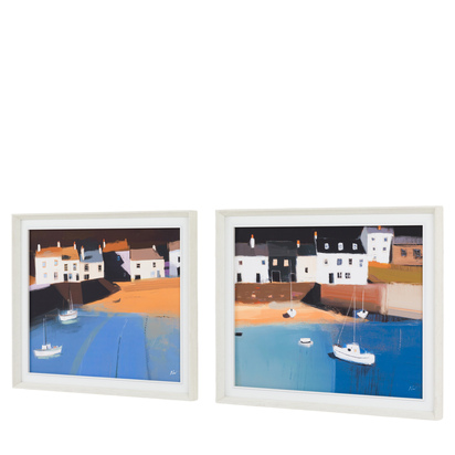 Coastal Study Canvas Set of 2