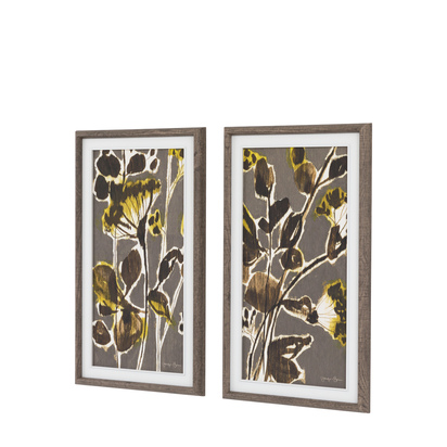 Petal Study Canvas Set of 2