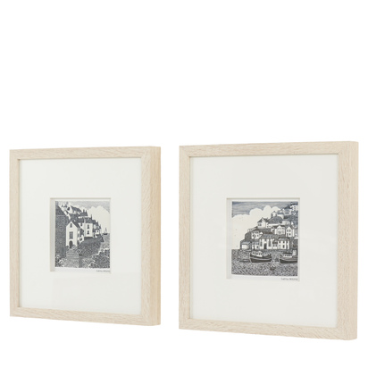 Coastal Study Framed Art Set of 2