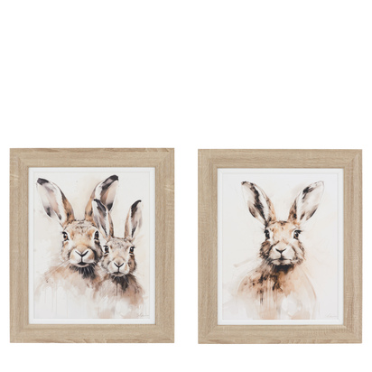 Woodland Study Canvas Set of 2