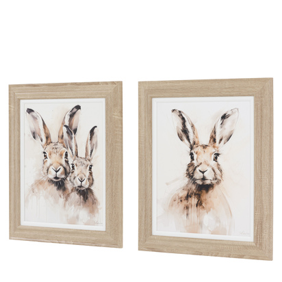 Woodland Study Canvas Set of 2