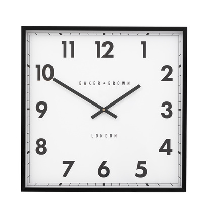 Marden Wall Clock Black