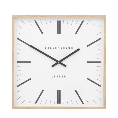 Huxley Wall Clock Oak