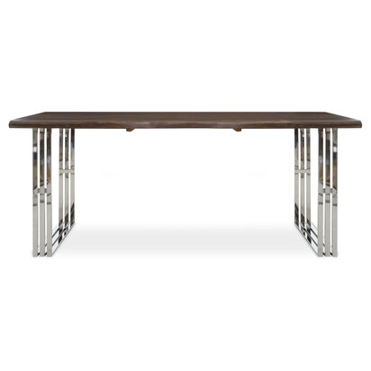 Hampstead Natural and Silver Dining Table