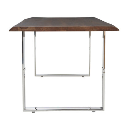 Viowana Natural and Silver Dining Table
