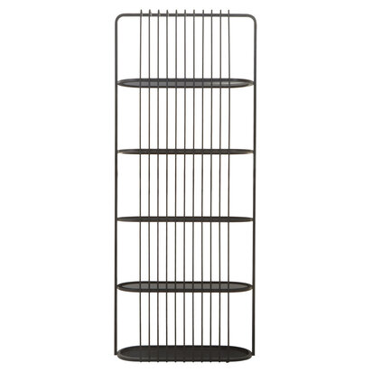 Vioerstead Five Tier Black Shelf Unit