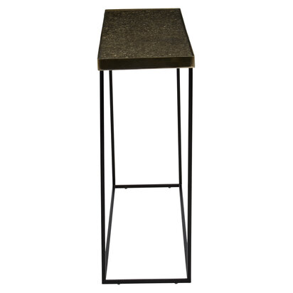 Delewick Gold Console Table