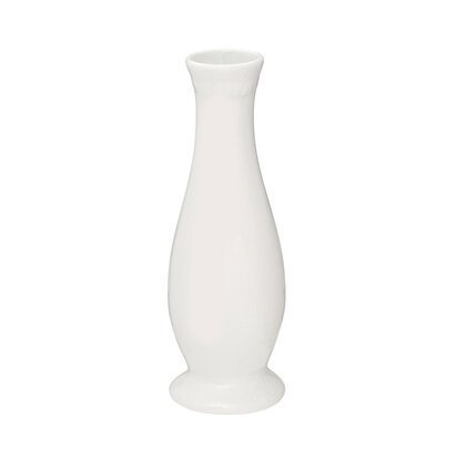 White Embossed Porcelain Vase