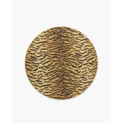 Tigre Gold Rug by Scalamandré - 185 Round cm - All-In-One Rug