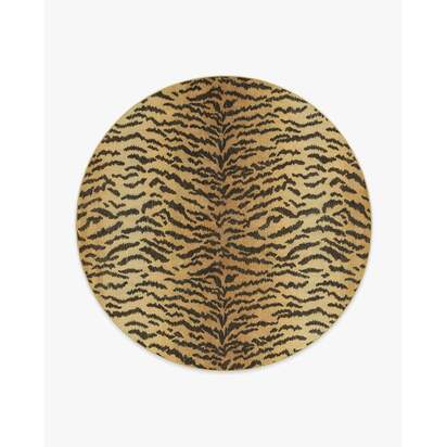 Tigre Gold Rug by Scalamandré - 245 Round cm - All-In-One Rug