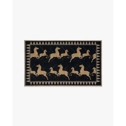 Zebras Black & Natural Rug by Scalamandré - 90 x 150 cm - All-In-One Rug