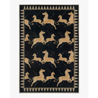 Zebras Black & Natural Rug by Scalamandré - 185 x 275 cm - All-In-One Rug