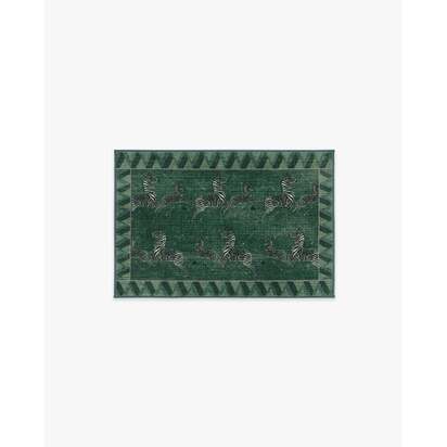 Zebras Green Rug by Scalamandré - 185 x 275 cm - All-In-One Rug