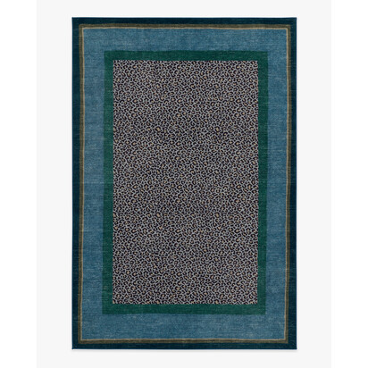 Panthera Blue & Green Rug by Scalamandré - 185 x 275 cm - All-In-One Rug