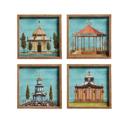 OKA | Mandira Prints - Set of Four - Multi | Print