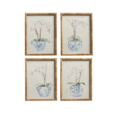 OKA | Quartet in Bloom Prints - Set of Four - Multi | Print