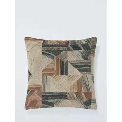 John Lewis Corded Abstract Cushion, Multi Multi Multi | 50 x 50cm