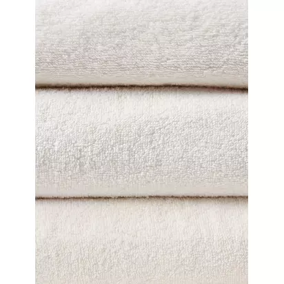 John Lewis Scallop Edge Towels Thistle | H160 x W86cm
