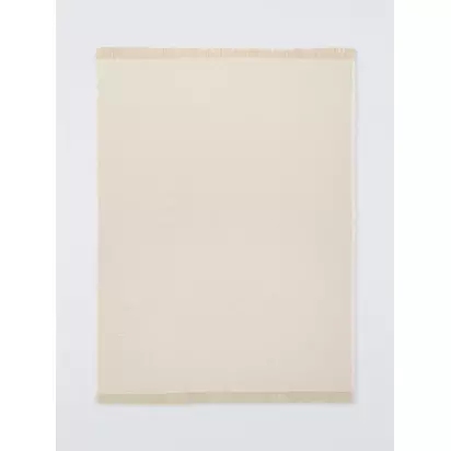 John Lewis Boucle Throw Natural Cream | W140 x D180cm