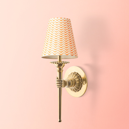 Brighton wall fitting in brass