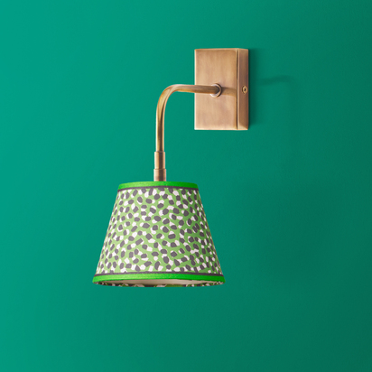 Matchbox rechargeable wall fitting in antique brass