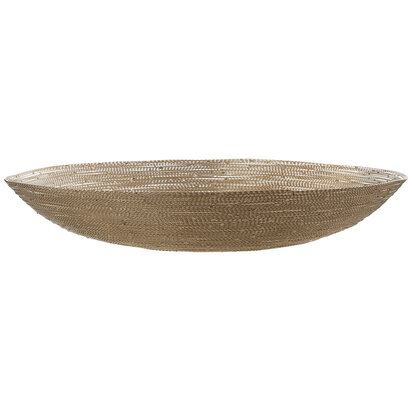 Hege Nickel Twisted Metal Small Decorative Bowl