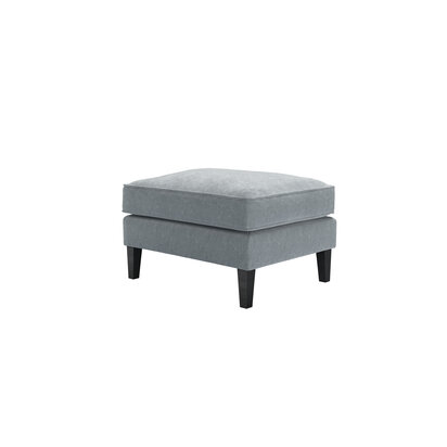 Iggy Medium Rectangular Footstool in Narwhal House Soft Touch