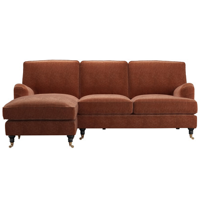 Bluebell Removable Cover LHF Chaise Sofa in Koi House Soft Touch