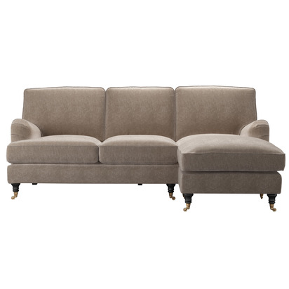 Bluebell Removable Cover RHF Chaise Sofa in Doe House Soft Touch