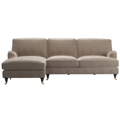 Bluebell Removable Cover Large LHF Chaise Sofa in Doe House Soft Touch