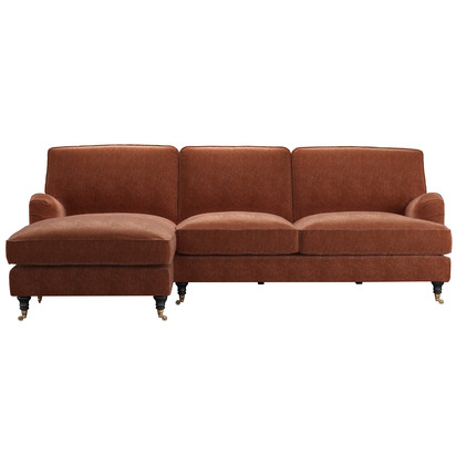 Bluebell Removable Cover Large LHF Chaise Sofa in Koi House Soft Touch