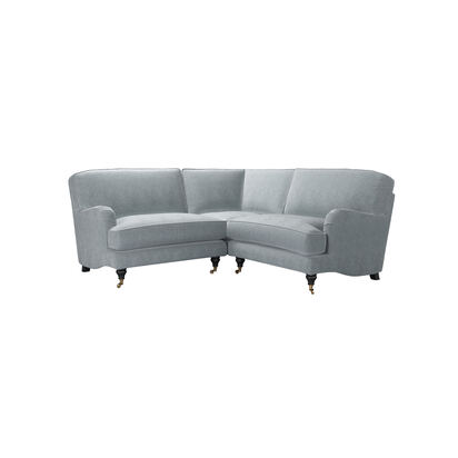 Bluebell Removable Cover Small Corner Sofa in Narwhal House Soft Touch