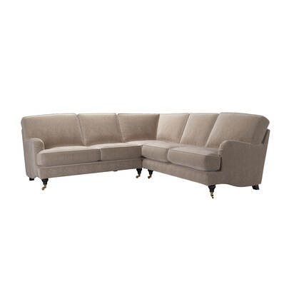 Bluebell Removable Cover Medium Corner Sofa in Doe House Soft Touch