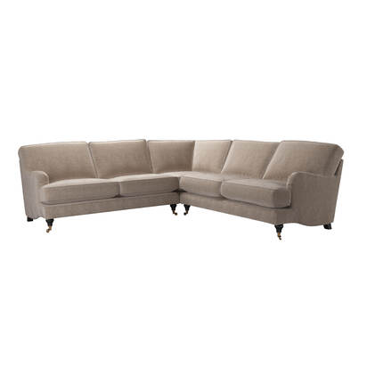 Bluebell Removable Cover Large Corner Sofa in Doe House Soft Touch