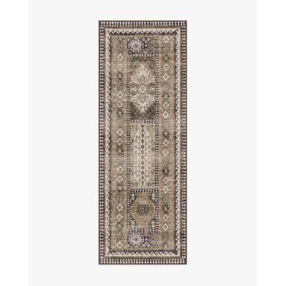 Rumi Olive & Tan Rug - 75 x 215 cm - All-In-One Rug