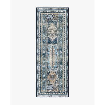 Rumi Blue Rug - 75 x 215 cm - All-In-One Rug