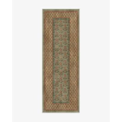 Sundara Sage & Ochre Rug - 75 x 215 cm - All-In-One Rug
