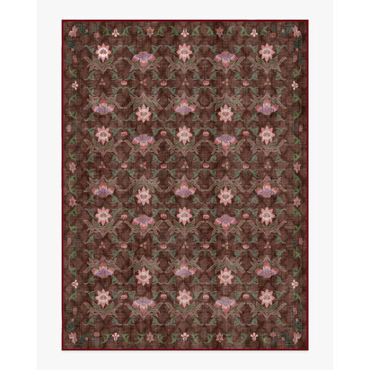 Avni Brown Multicolour Rug - 245 x 305 cm - All-In-One Rug