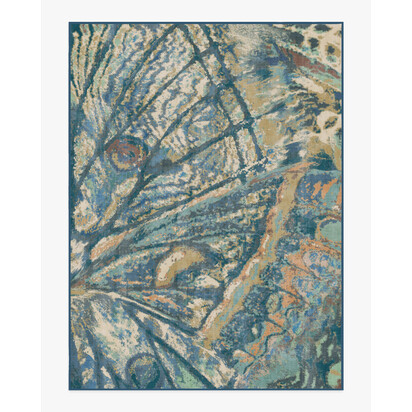 Althea Blue & Green Rug - 245 x 305 cm - All-In-One Rug