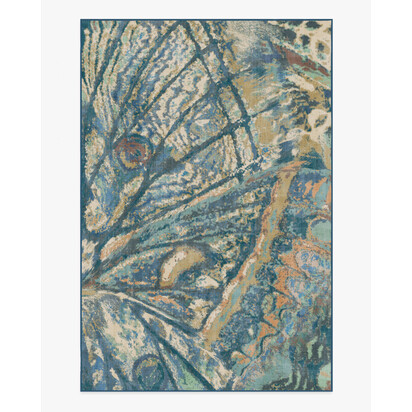 Althea Blue & Green Rug - 275 x 365 cm - All-In-One Rug