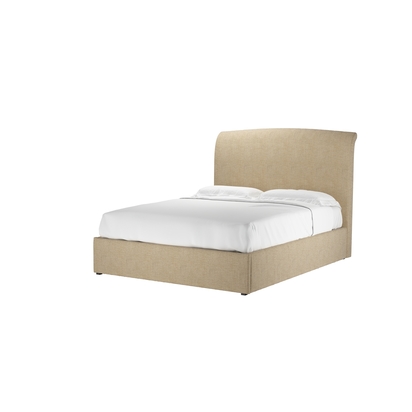 Thea King Ottoman Bed in Nordic Pine Hygge Chunky Weave