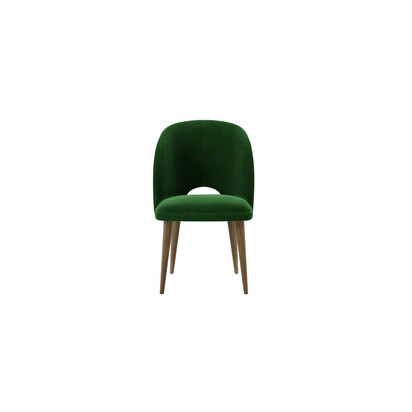 Darcy Dining Chair in Putting Green Aquaclean Clever Velvet