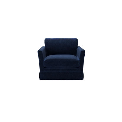 Otto Armchair in Port Royal Aquaclean Clever Chenille