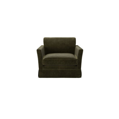 Otto Armchair in Juniper Aquaclean Clever Chenille