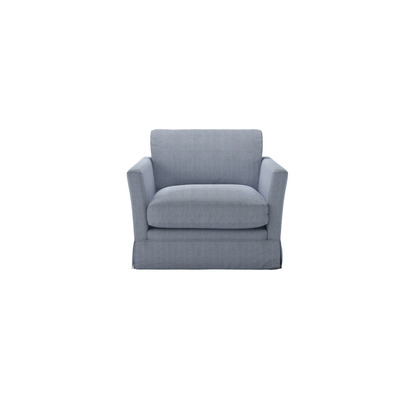 Otto Armchair in Uniform House Herringbone Weave