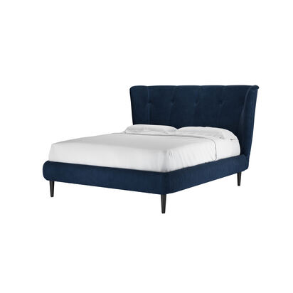 Audrey King Bed in Harbour Aquaclean Clever Velvet